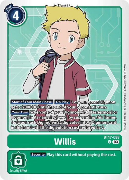 Willis (#BT17-088 U) (Secret Crisis) Near Mint