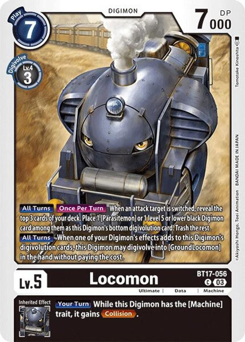 Locomon (#BT17-056 C) (Secret Crisis) Near Mint