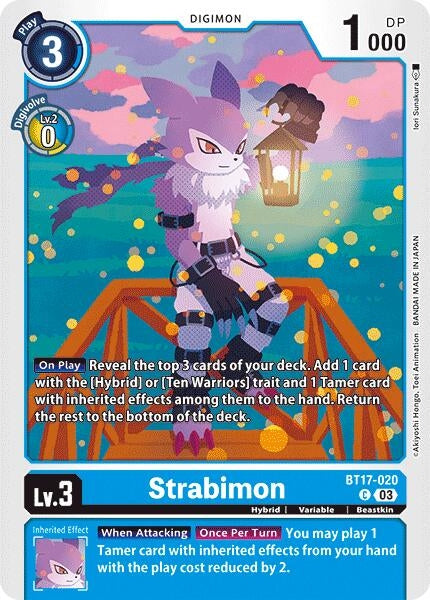 Image for Strabimon (BT17-020 C) - Digimon Card Game