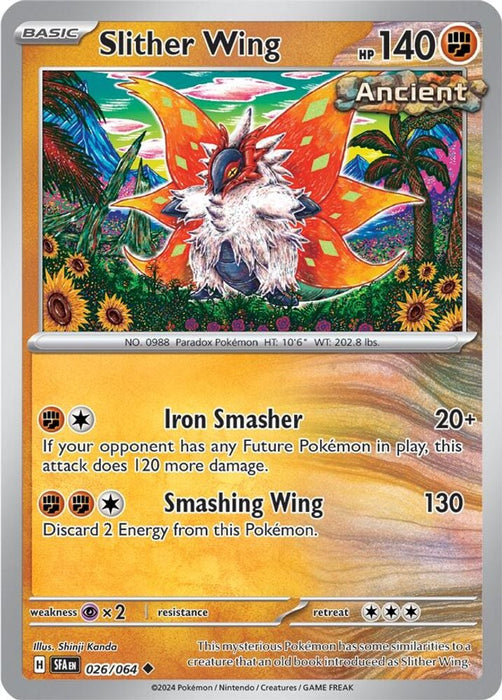 Slither Wing (#026/064) (SV: Shrouded Fable) Near Mint Reverse Holofoil