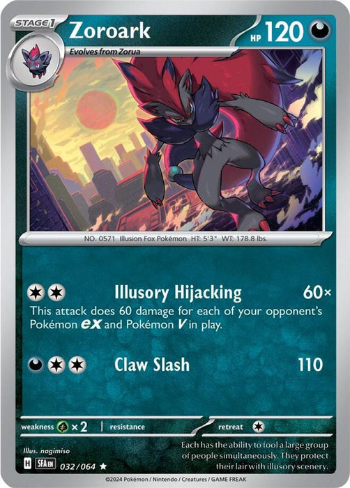 Zoroark (#032/064) (SV: Shrouded Fable) Near Mint Holofoil