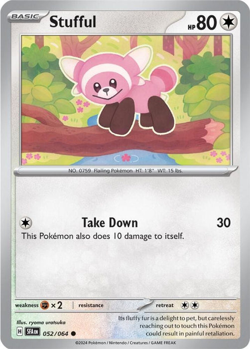 Stufful (#052/064) (SV: Shrouded Fable) Near Mint Reverse Holofoil