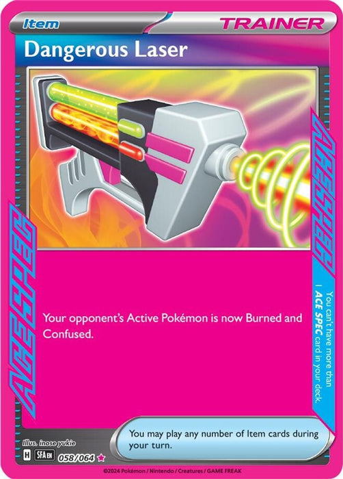 Dangerous Laser (#058/064) (SV: Shrouded Fable) Near Mint Holofoil