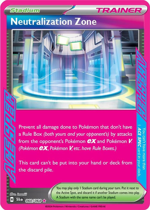 Neutralization Zone (#060/064) (SV: Shrouded Fable) Near Mint Holofoil