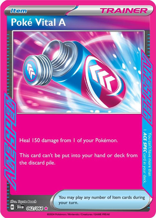 Poke Vital A (#062/064) (SV: Shrouded Fable) Near Mint Holofoil
