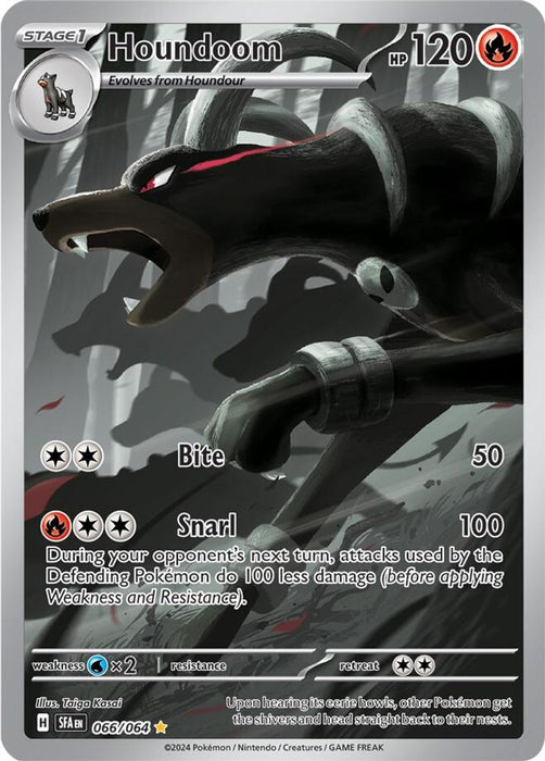 Houndoom - 066/064 (#066/064) (SV: Shrouded Fable) Near Mint Holofoil