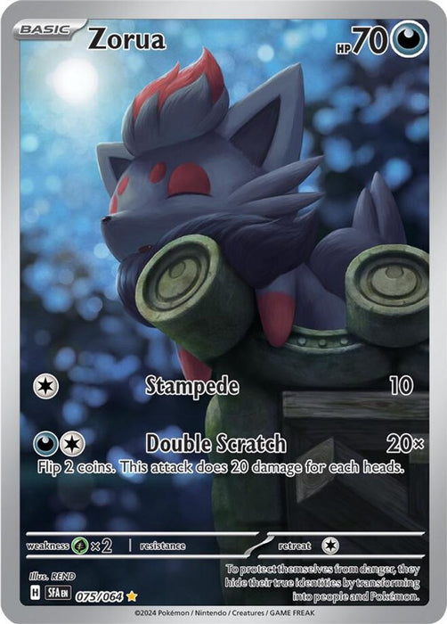 Zorua - 075/064 (#075/064) (SV: Shrouded Fable) Near Mint Holofoil