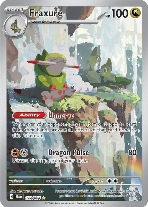 Fraxure - 077/064 (#077/064) (SV: Shrouded Fable) Near Mint Holofoil
