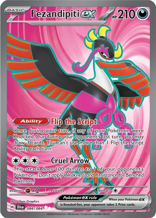 Fezandipiti ex 084 064 (#084/064) (SV: Shrouded Fable) Near Mint Holofoil