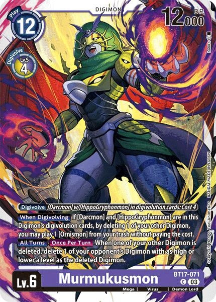 Image for Murmukusmon (BT17-071 C) - Digimon Card Game