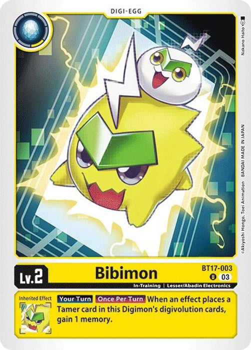 Bibimon (#BT17-003 U) (Secret Crisis) Near Mint