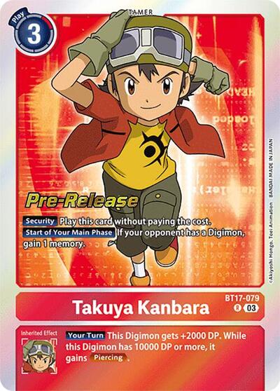 Takuya Kanbara (#BT17-079 R) (Secret Crisis Pre-Release Cards)