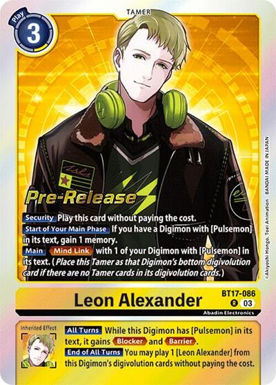 Leon Alexander (#BT17-086 R) (Secret Crisis Pre-Release Cards)