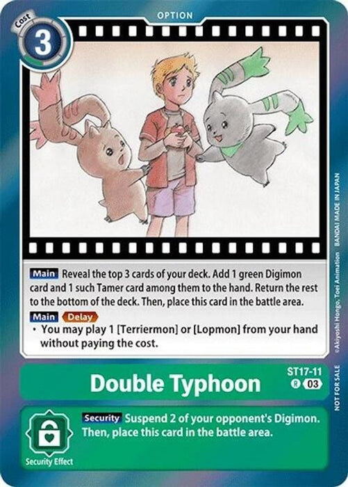 Double Typhoon (Secret Crisis: Movie Memorial Pack) (#ST17-11 R) (Secret Crisis) Near Mint Foil