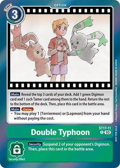Double Typhoon (Secret Crisis: Movie Memorial Pack) (#ST17-11 R) (Secret Crisis)