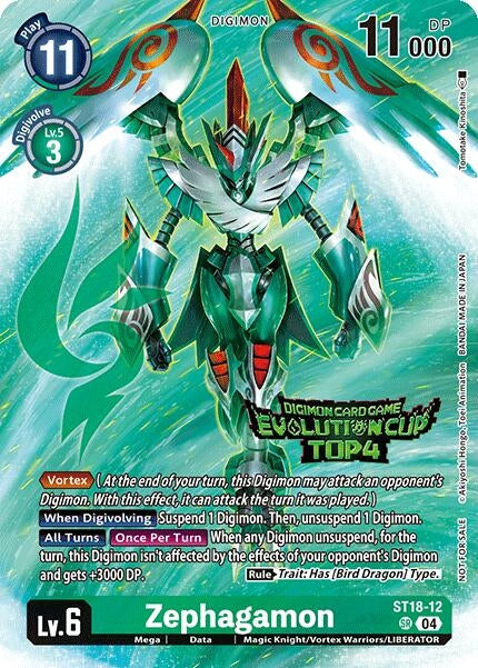 Image for Zephagamon (August 2024 Evolution Cup Top 4) (ST18-12 SR) - Digimon Card Game