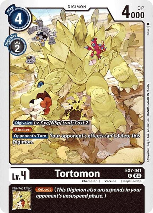 Tortomon (#EX7-041 C) (Digimon LIBERATOR) Near Mint