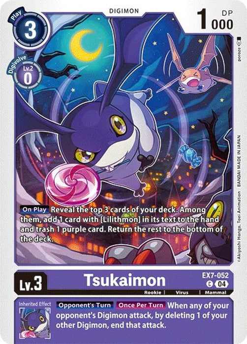 Tsukaimon (#EX7-052 C) (Digimon LIBERATOR) Near Mint