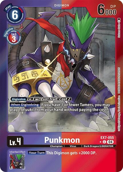 Image for Punkmon (Foil) (EX7-055 C) - Digimon Card Game