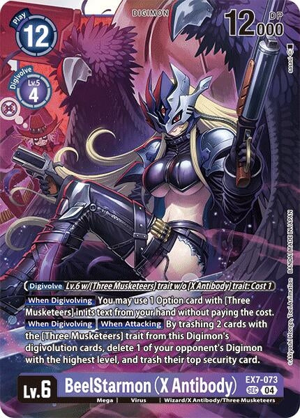 Image for BeelStarmon (X Antibody) (EX7-073 SCR) - Digimon Card Game