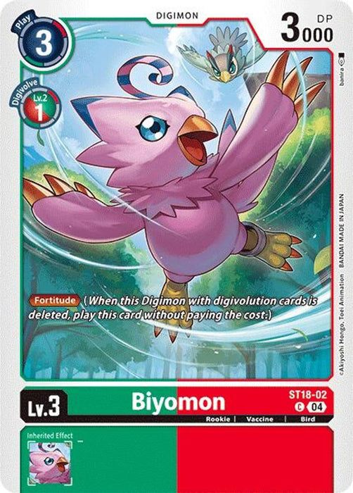 Biyomon (#ST18-02 C) (Starter Deck 18: Guardian Vortex) Near Mint