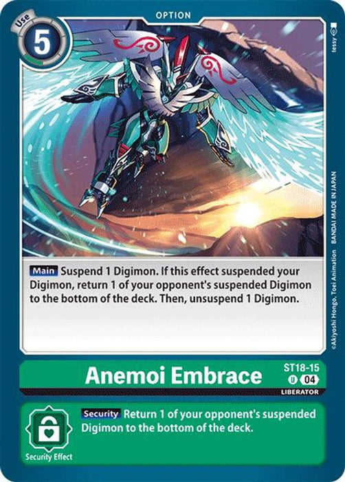 Anemoi Embrace (#ST18-15 U) (Starter Deck 18: Guardian Vortex) Near Mint