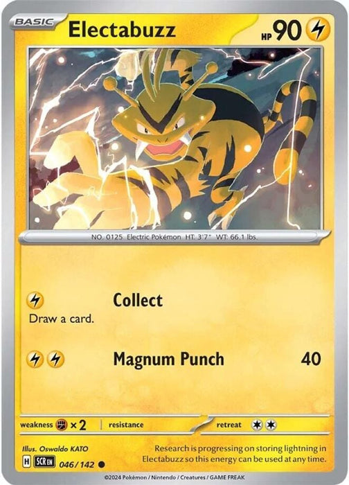 Electabuzz (#046/142) (SV07: Stellar Crown) Near Mint Reverse Holofoil
