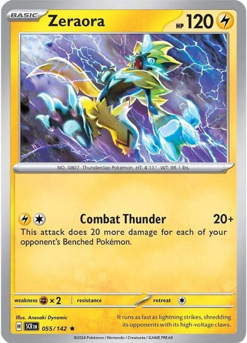 Zeraora 055 142 (#055/142) (SV07: Stellar Crown)
