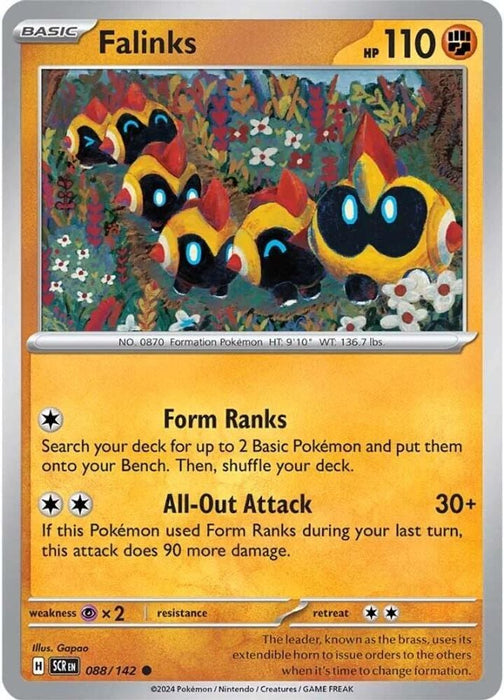 Falinks (#088/142) (SV07: Stellar Crown) Near Mint Reverse Holofoil