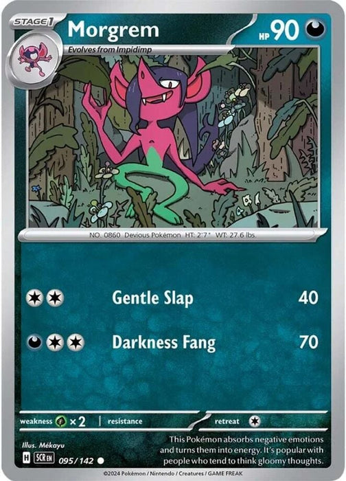 Morgrem (#095/142) (SV07: Stellar Crown) Near Mint Reverse Holofoil