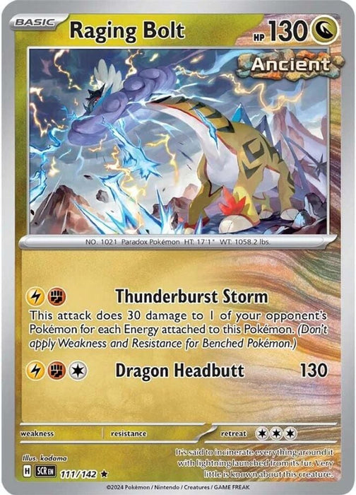 Raging Bolt (#111/142) (SV07: Stellar Crown)