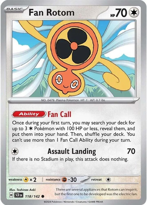 Fan Rotom (#118/142) (SV07: Stellar Crown)