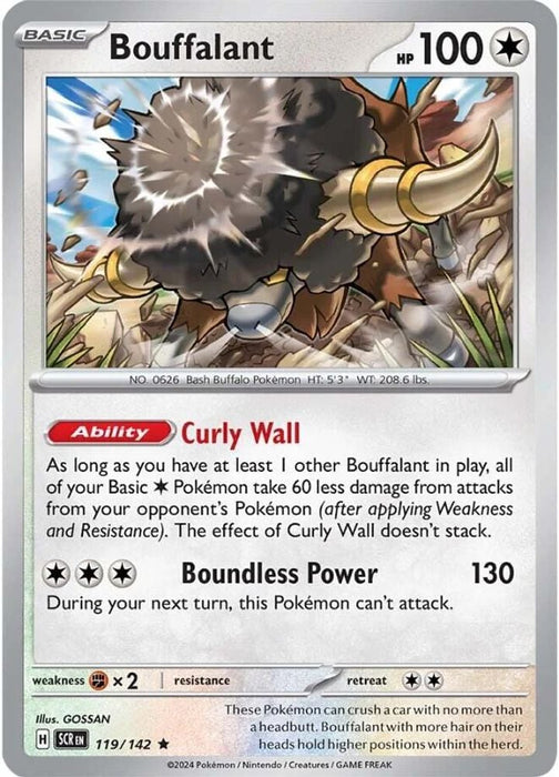 Bouffalant (#119/142) (SV07: Stellar Crown)