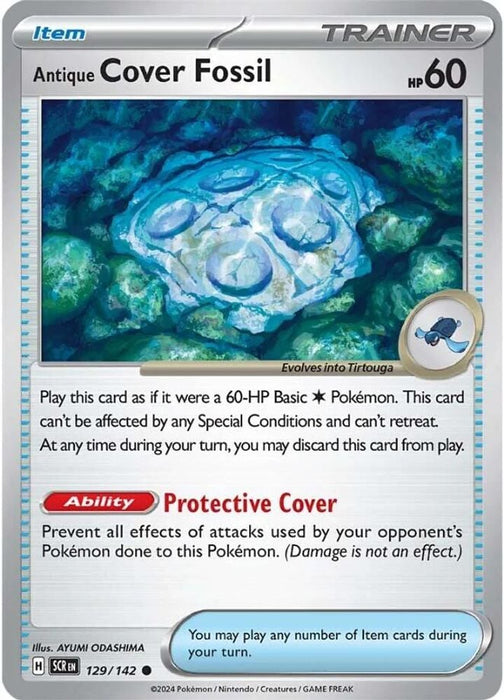 Antique Cover Fossil (#129/142) (SV07: Stellar Crown)