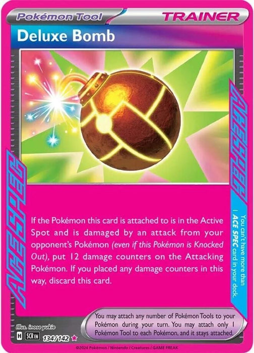 Deluxe Bomb (#134/142) (SV07: Stellar Crown) Near Mint Holofoil