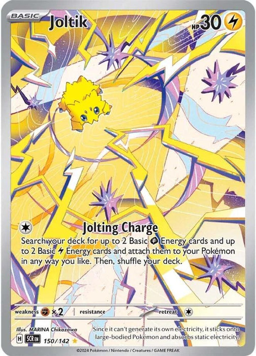 Joltik - 150/142 (#150/142) (SV07: Stellar Crown) Near Mint Holofoil