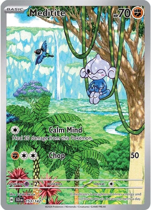Meditite - 153/142 (#153/142) (SV07: Stellar Crown) Near Mint Holofoil