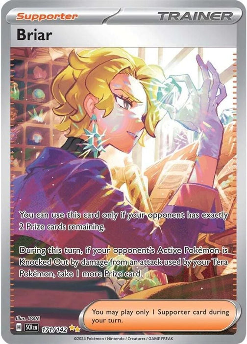 Briar 171 142 (#171/142) (SV07: Stellar Crown) Near Mint Holofoil