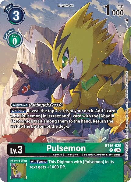 Image for Pulsemon (Legend Pack 2024) (BT16-039 C) - Digimon Card Game
