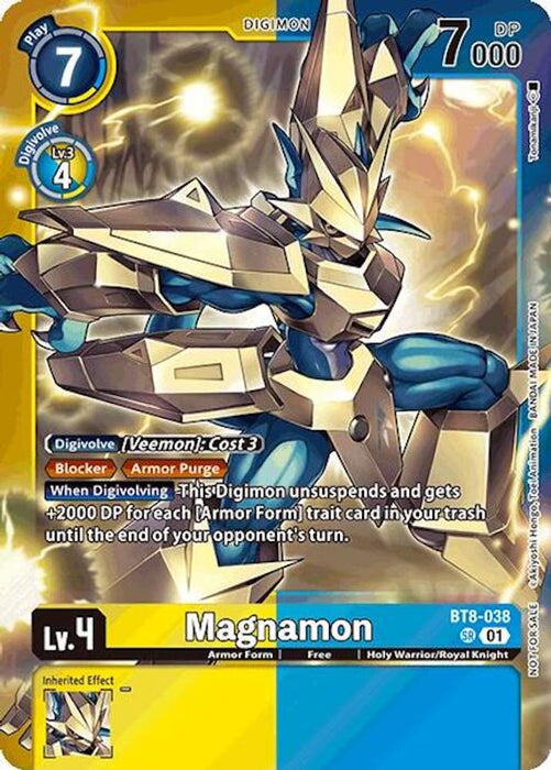 Magnamon (Event Pack 7) (#BT8-038 SR) (New Awakening) Near Mint Foil