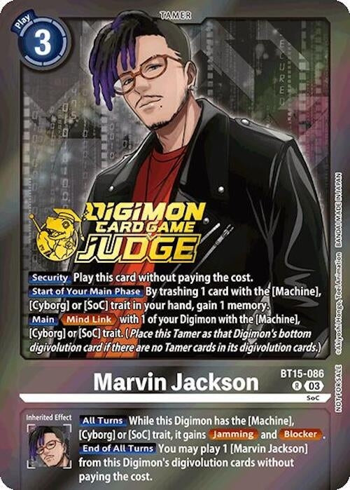 Image for Marvin Jackson (Judge Pack 6) (BT15-086 R) - Digimon Card Game