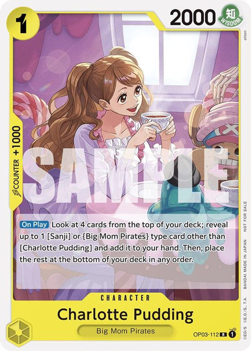 Charlotte Pudding (Tournament Pack 2024 Oct.-Dec.) (#OP03-112) (One Piece Promotion Cards) Near Mint