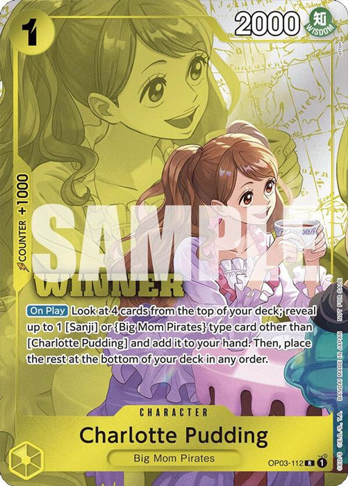 Charlotte Pudding (Winner Pack 2024 Oct.-Dec.) (#OP03-112) (One Piece Promotion Cards) Near Mint Foil