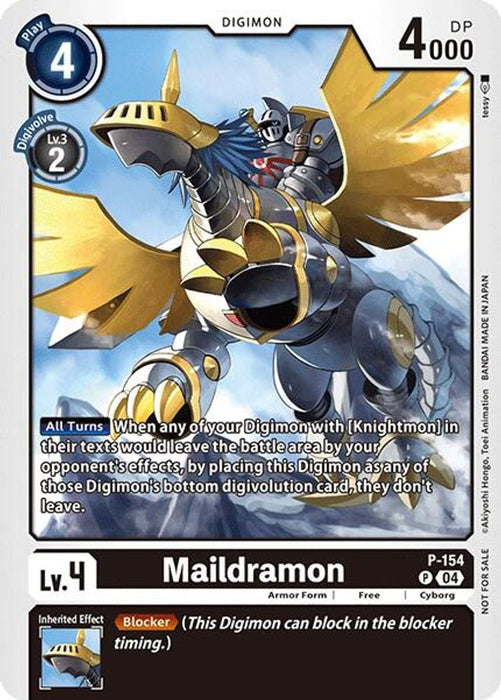 Maildramon (Store Tournament 2024 Oct. - Dec. Participation Pack) (#P-154 P) (Digimon Promotion Cards) Near Mint