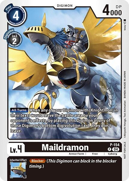 Image for Maildramon (Store Tournament 2024 Oct. - Dec. Participation Pack) (P-154 P) - Digimon Card Game