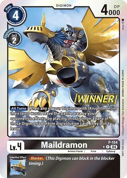 Image for Maildramon (Store Tournament 2024 Oct. - Dec. Winner Pack) (P-154 P) - Digimon Card Game