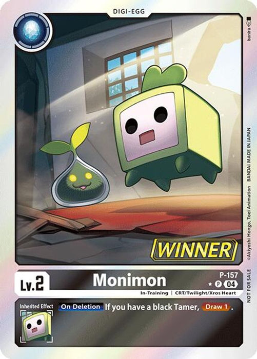 Monimon (Store Tournament 2024 Oct. - Dec. Winner Pack) (#P-157 P) (Digimon Promotion Cards) Near Mint Foil
