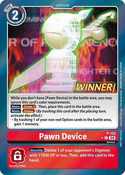 Image for Pawn Device (Store Tournament 2024 Oct. - Dec. Winner Pack) (P-155 P) - Digimon Card Game