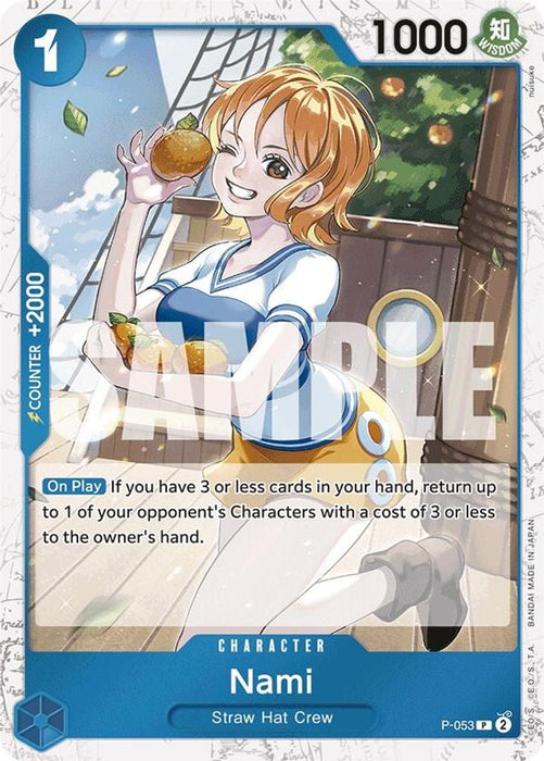 Nami P 053 Jolly Roger Foil (#P-053) (Premium Booster -The Best-) Near Mint Foil