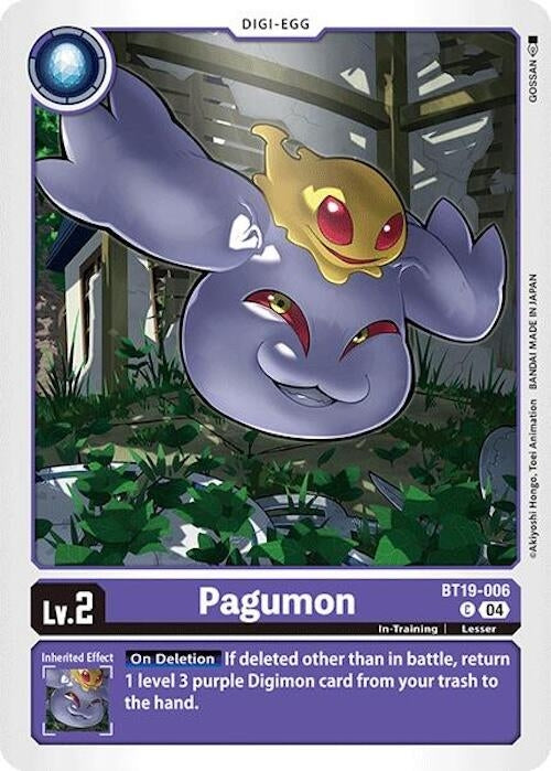 Image for Pagumon (BT19-006 C) - Digimon Card Game